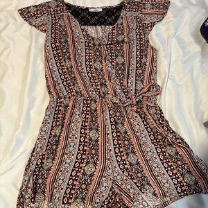 Joe B Multicolor Patterned Jumpsuit